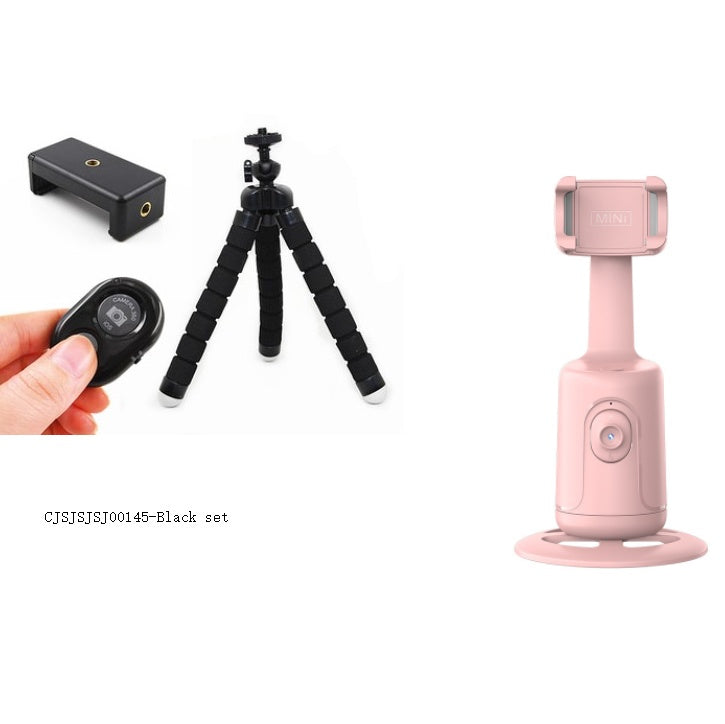 Pink 360 face-tracking stabilizer set with tripod and remote control
