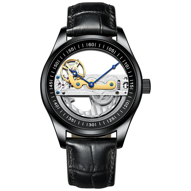 Men’s Korean-Style Automatic Skeleton Watch