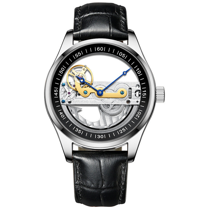 Men’s Korean-Style Automatic Skeleton Watch