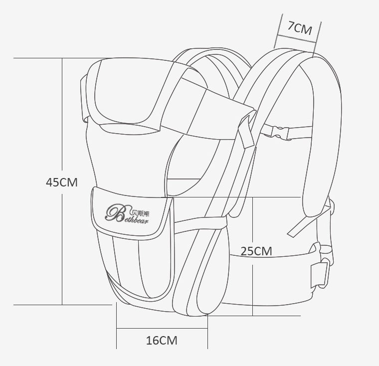 Ergonomic Double Shoulder Baby Carrier
