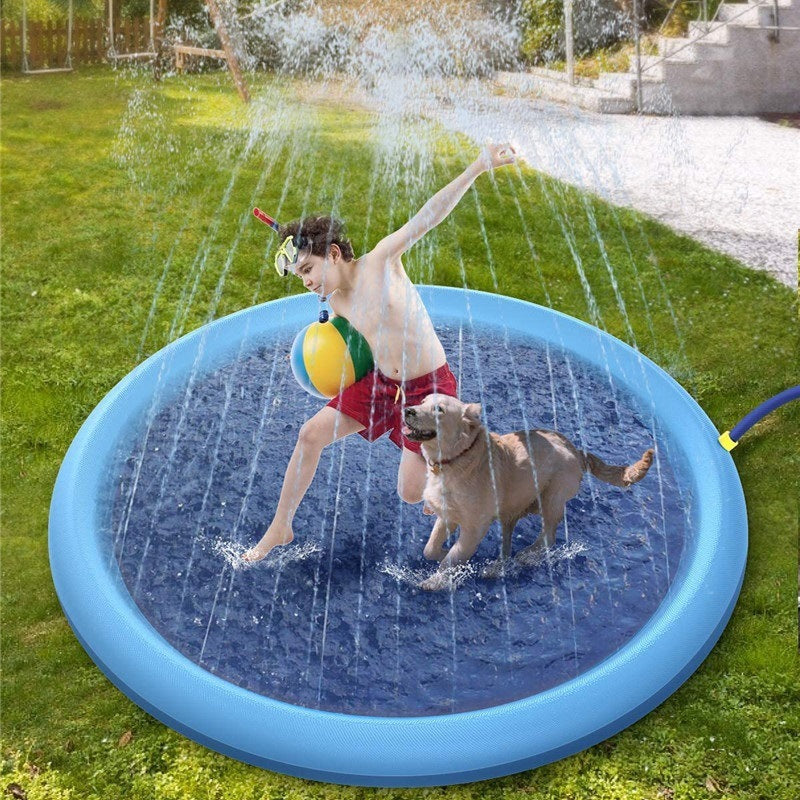 Non-Slip Splash Pad for Kids and Dogs