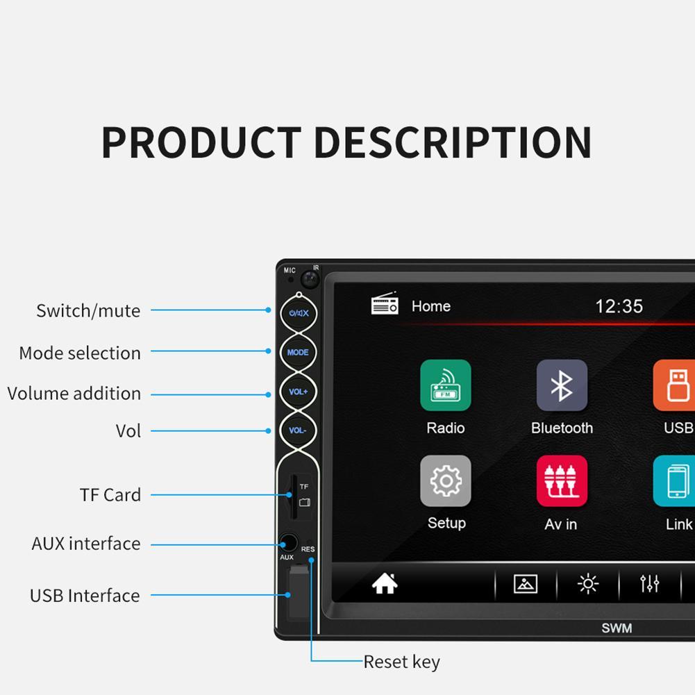 7-Inch Touchscreen Car Stereo