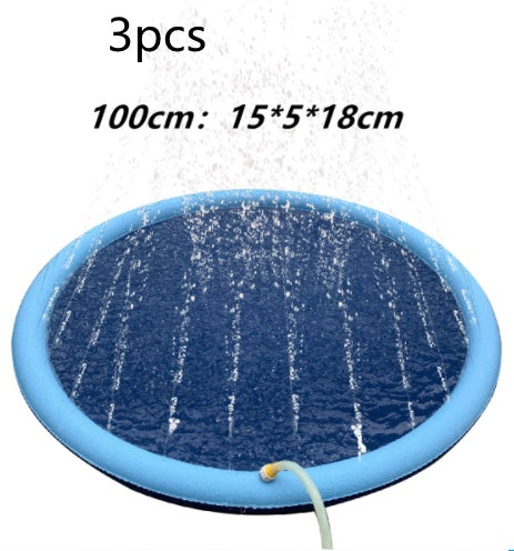 Non-Slip Splash Pad for Kids and Dogs