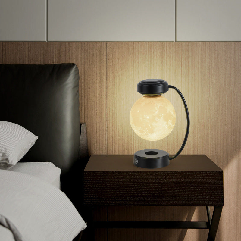 3D Magnetic Levitating LED Moon Lamp – Floating Night Light