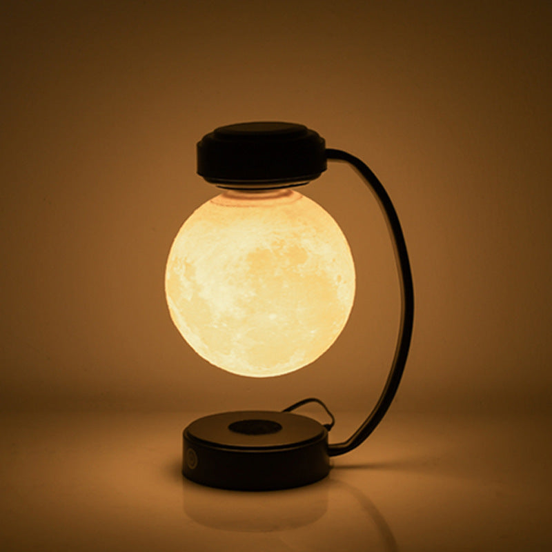 3D Magnetic Levitating LED Moon Lamp – Floating Night Light