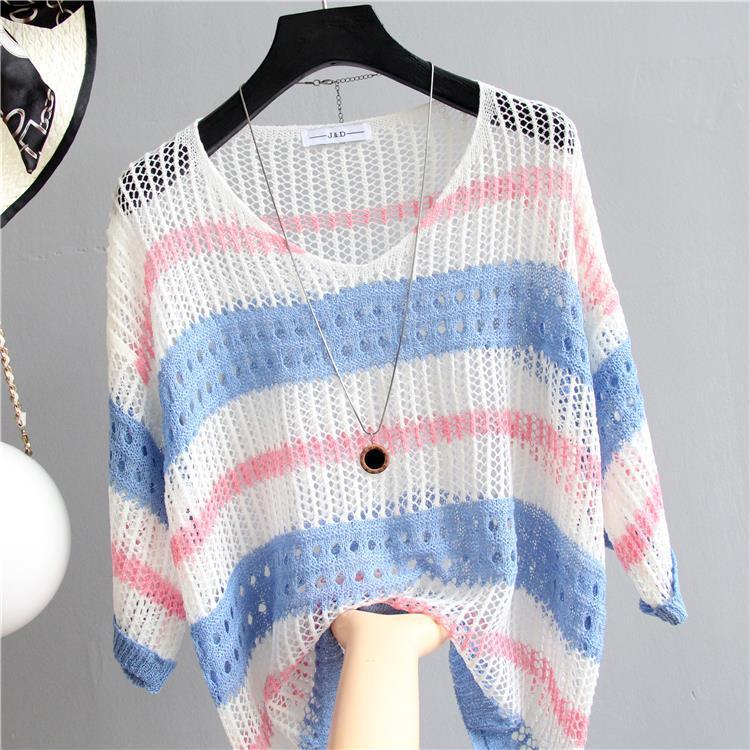 Striped Lightweight Sweater