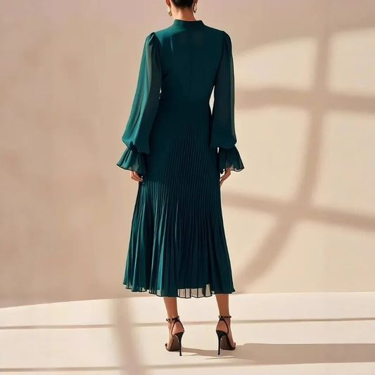 Women Folds Guest Wedding Dress