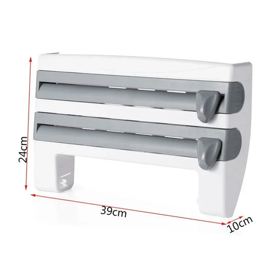 4-In-1 Kitchen Roll Holder Dispenser - YAXSO