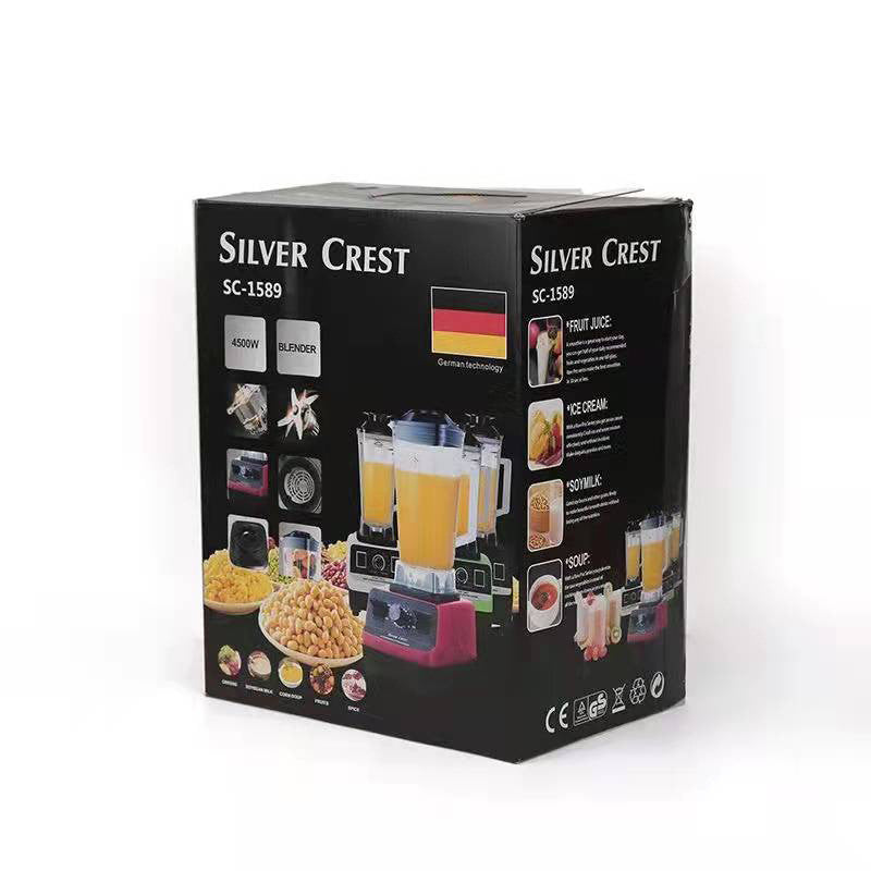 Silver Crest blender box labeled SC-1589