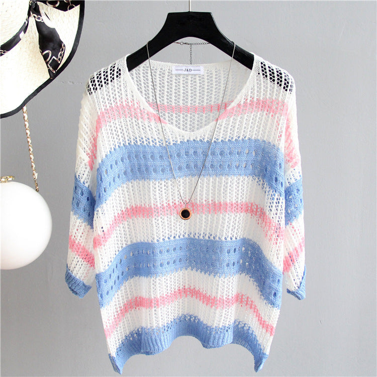 Striped Lightweight Sweater