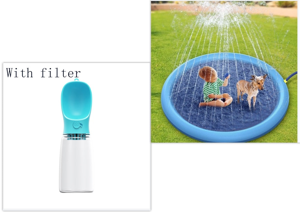 Non-Slip Splash Pad for Kids and Dogs