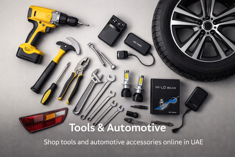 Automotive tools and car accessories collection UAE