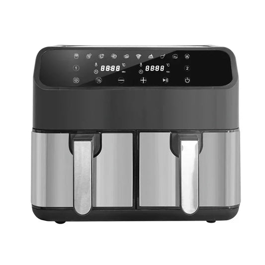 8L Double Pot Stainless Steel Air Fryer - YAXSO