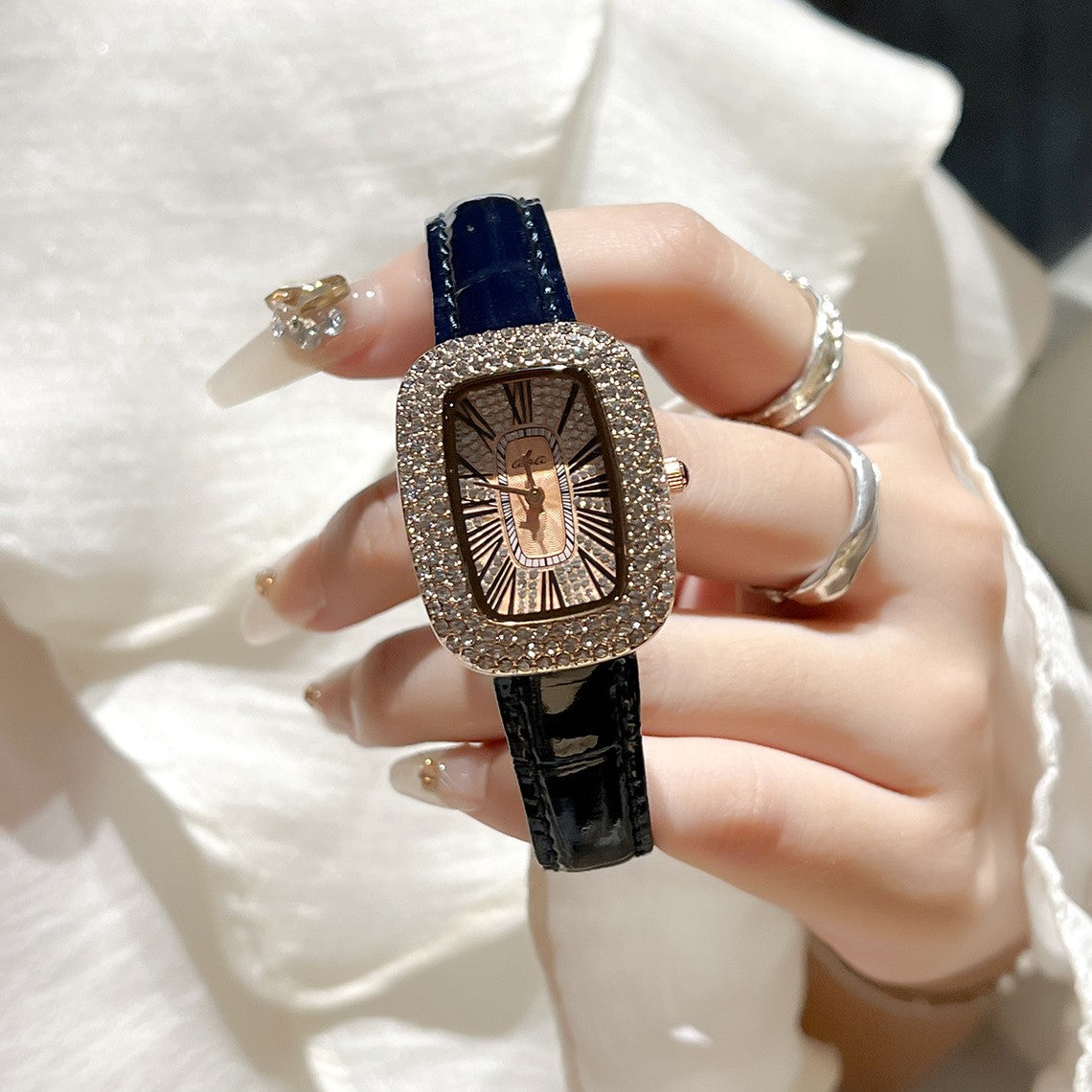 Women's Full Diamond Waterproof Quartz Watch
