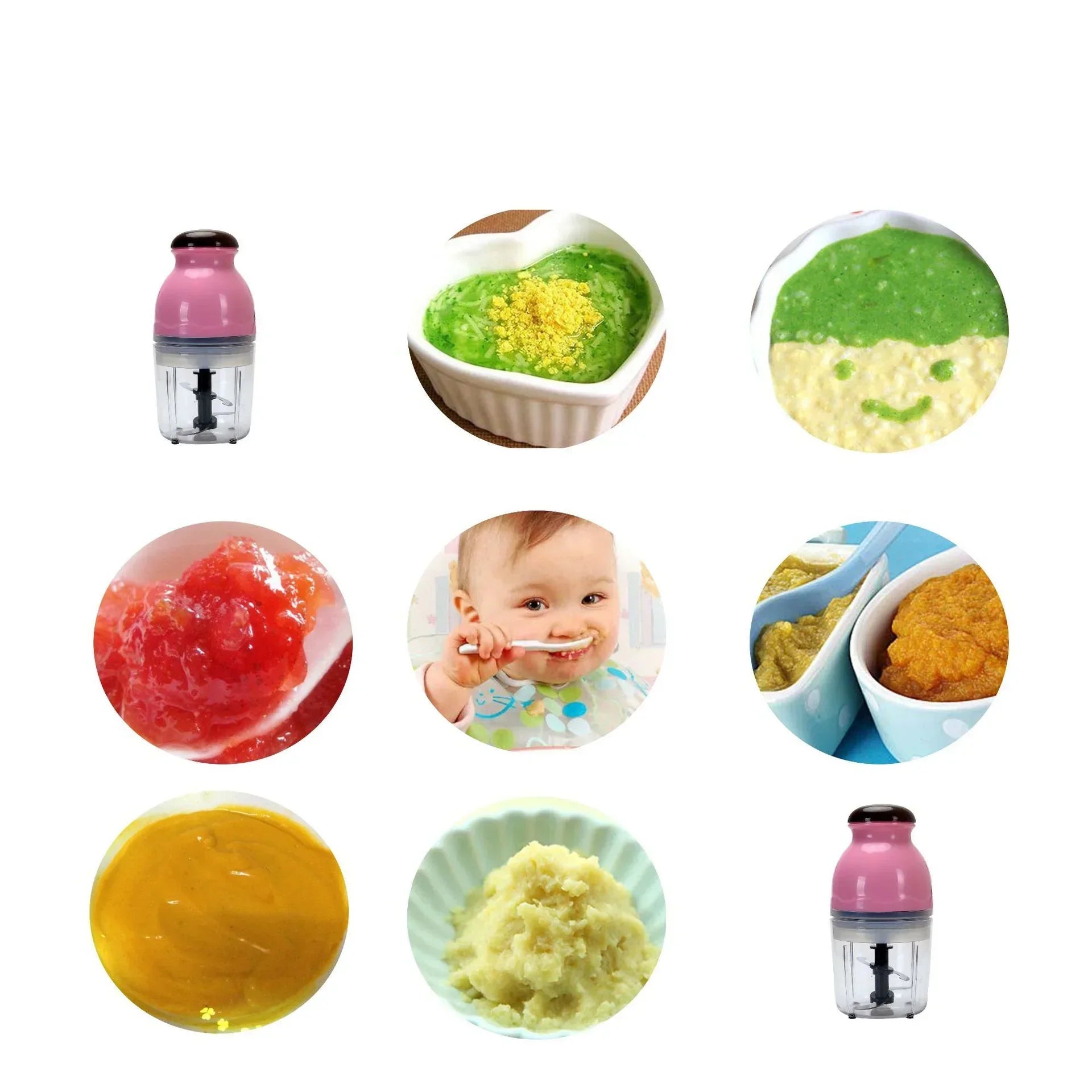 Electric Food Chopper – 500ml, 250W - YAXSO