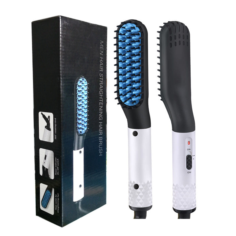 Multifunctional Hair Straightener Hair Comb & Men Beard Brush