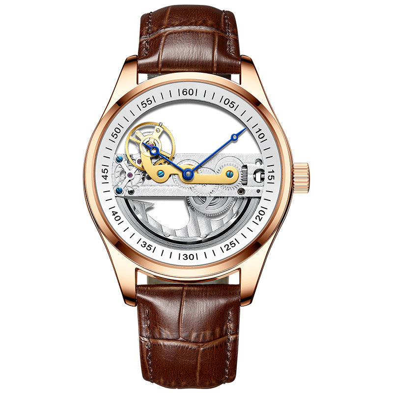 Men’s Korean-Style Automatic Skeleton Watch