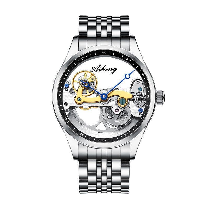 Men’s Korean-Style Automatic Skeleton Watch