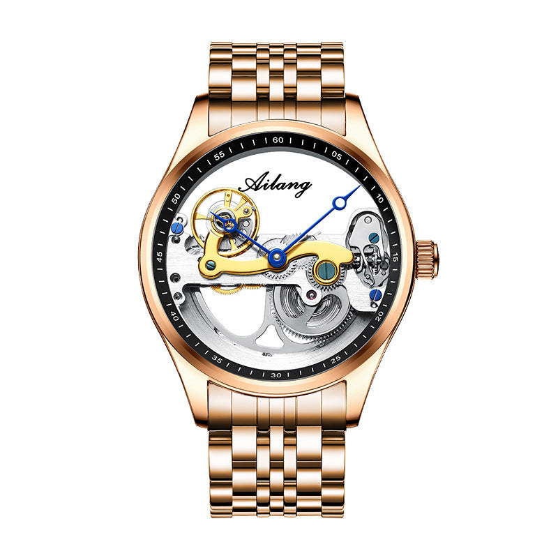 Men’s Korean-Style Automatic Skeleton Watch