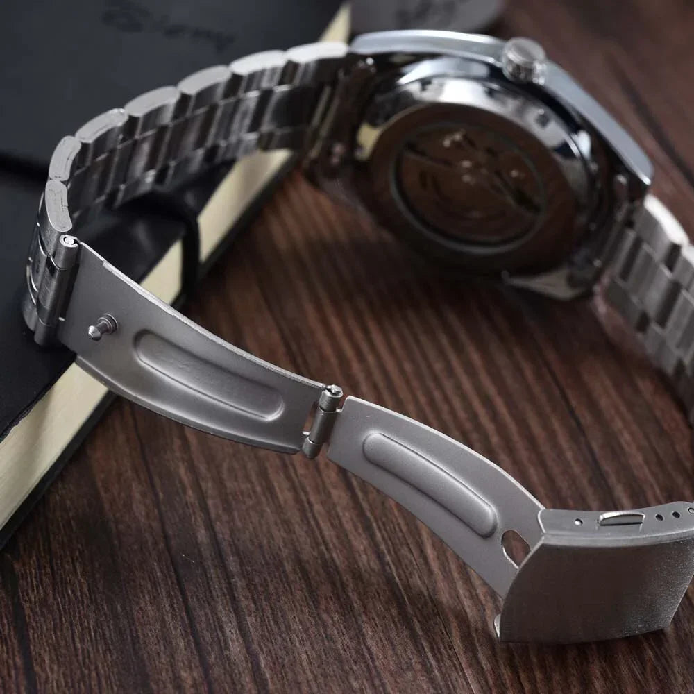 Luxury Mechanical Men’s Watch – Hollow Dial - YAXSO
