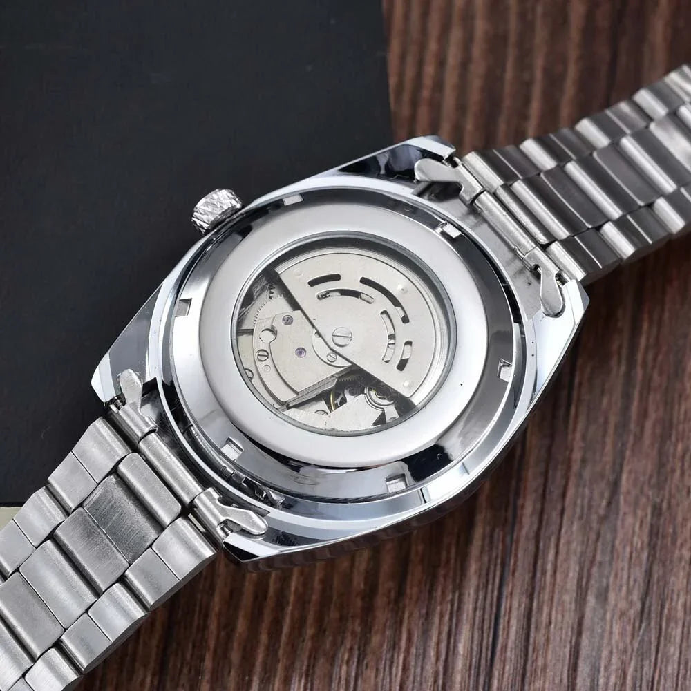 Luxury Mechanical Men’s Watch – Hollow Dial - YAXSO