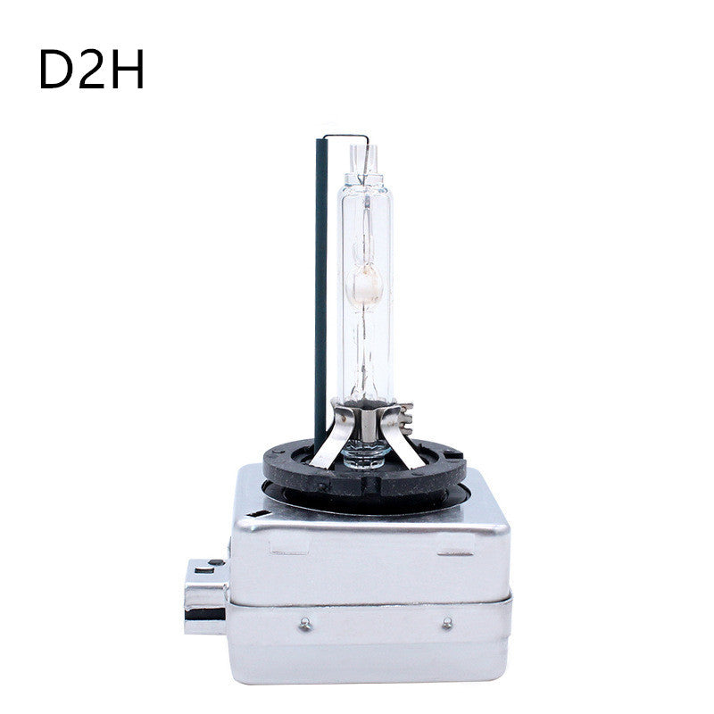 Car headlight bulb with 'D2H' marking on a white background