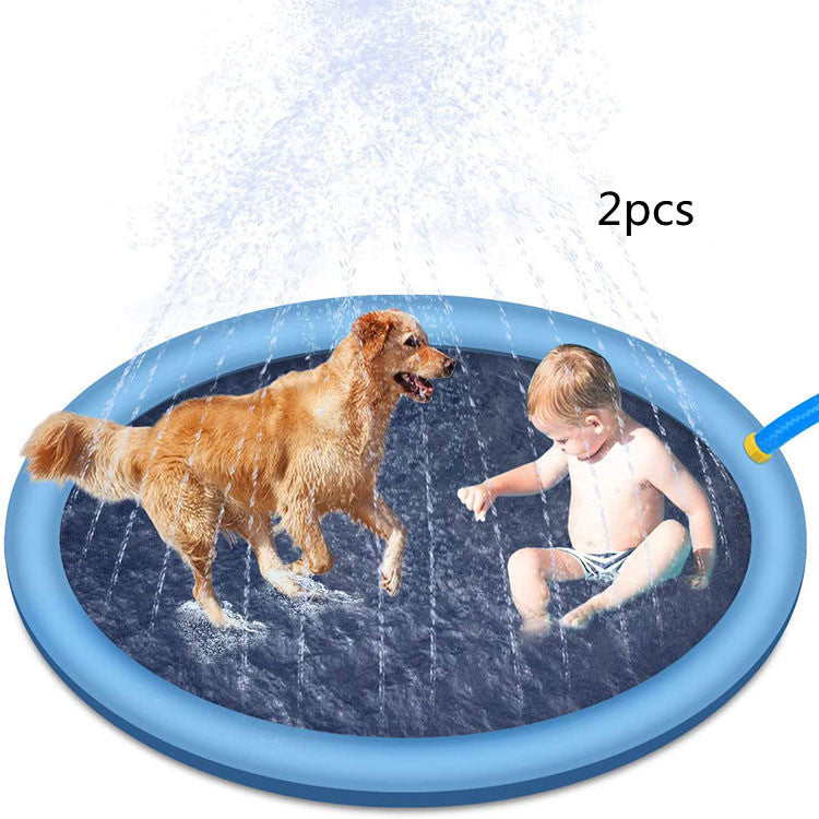 Non-Slip Splash Pad for Kids and Dogs