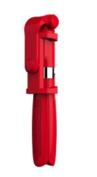 Red bottle opener on a white background