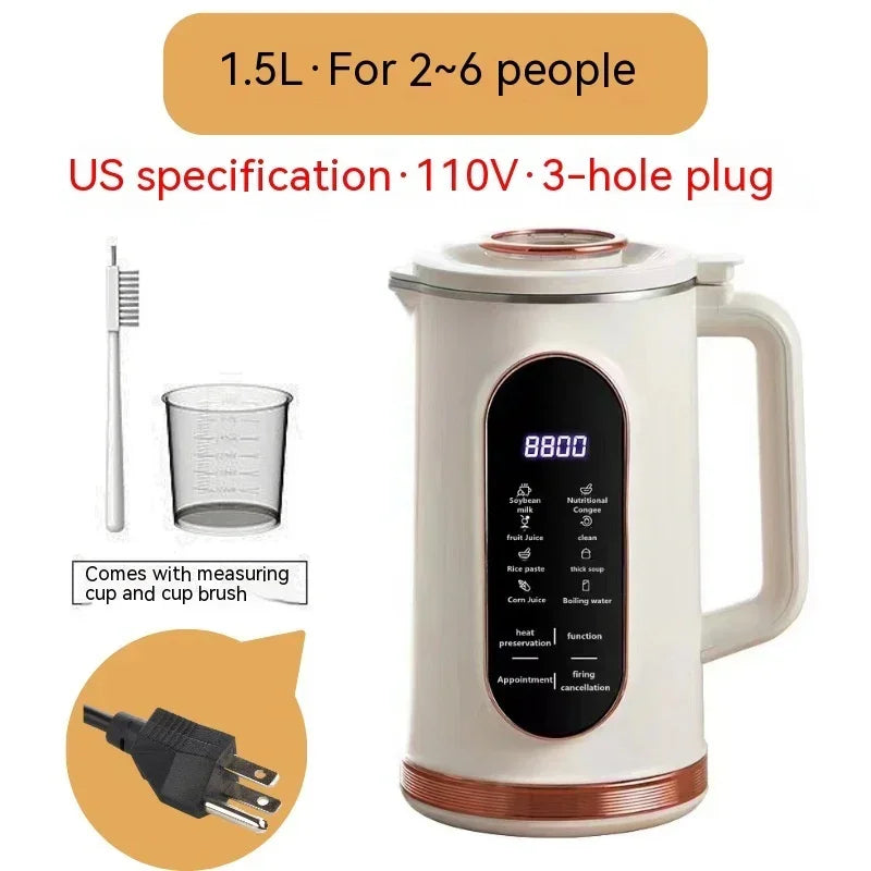 Mini Soy Milk & Juice Maker – 1.5L Blender - YAXSO