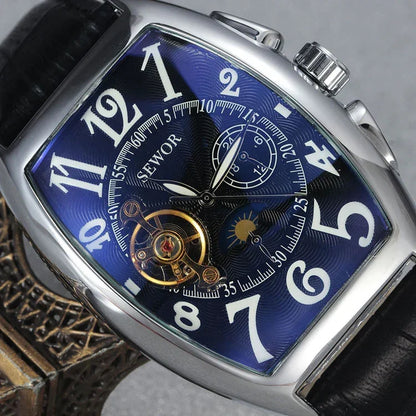 SEWOR Automatic Mechanical Watch – Tonneau Case - YAXSO