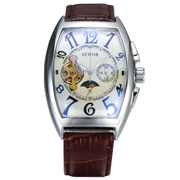 SEWOR Automatic Mechanical Watch – Tonneau Case - YAXSO