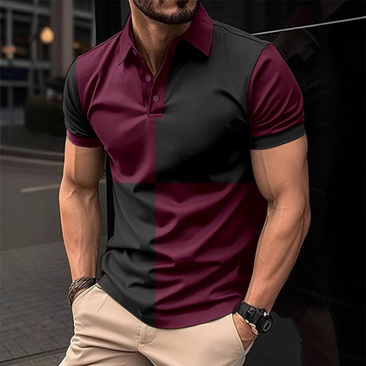 Men’s Colorblock Polo Shirt