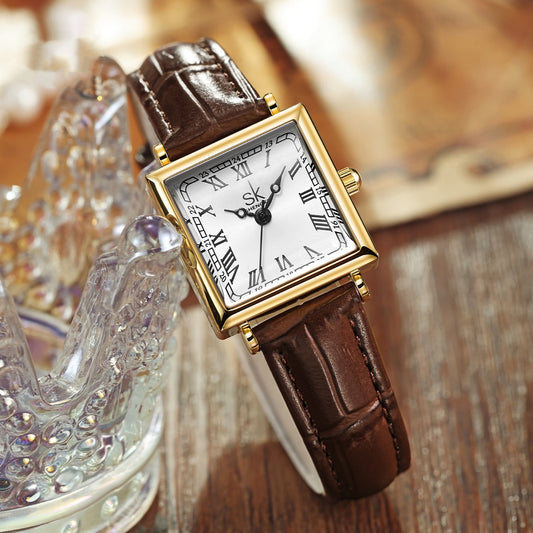 Women's Retro-style Square Watch