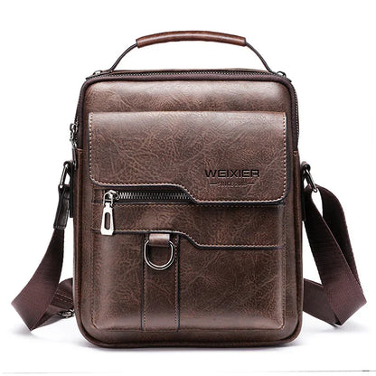 Men's PU Leather Shoulder Bag - YAXSO