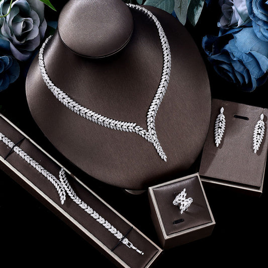 Weddings And Banquets Zircon Jewelry Set