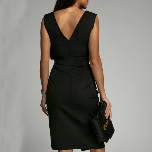 Sleeveless Split Dress