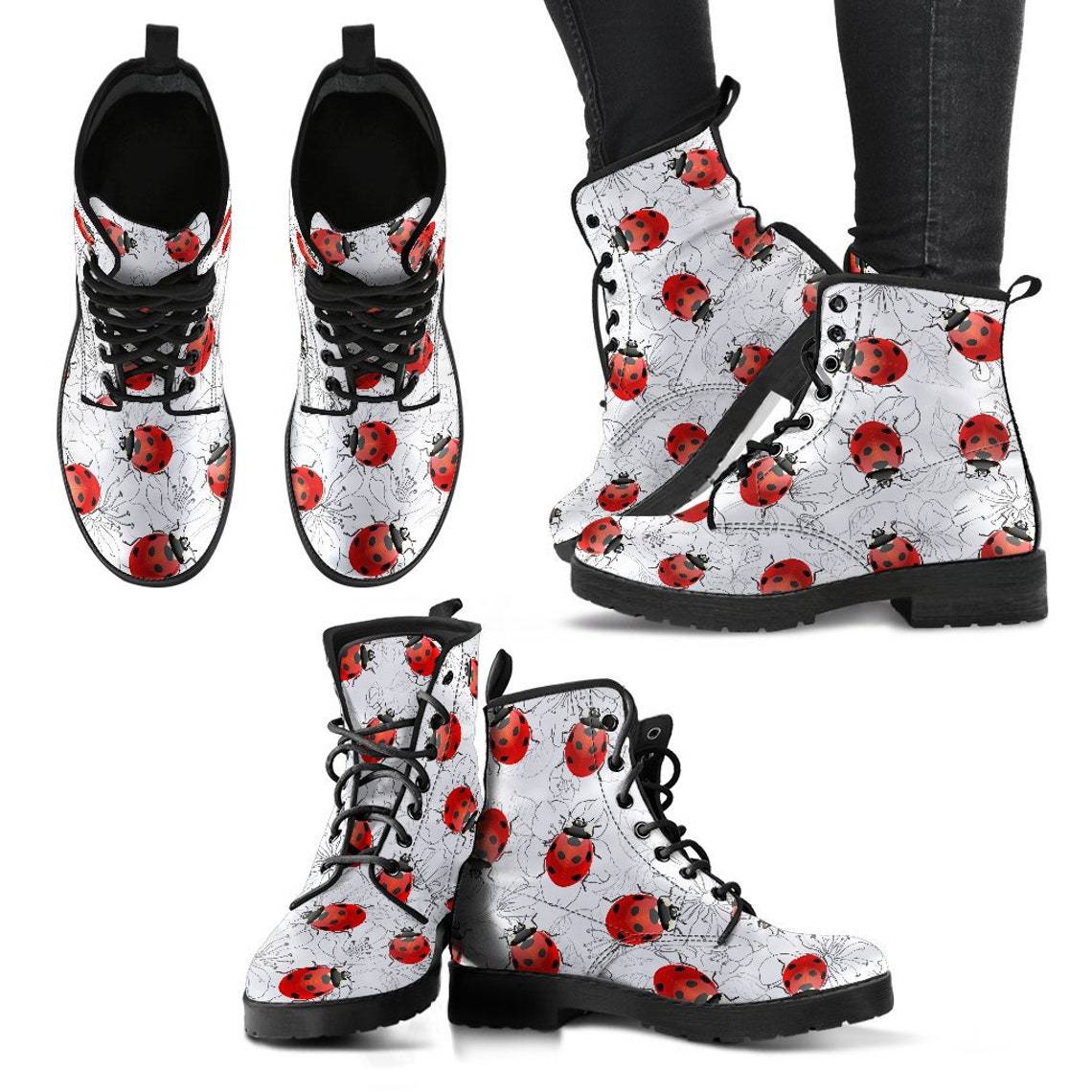 Women's High Help Combat Boots