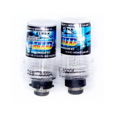 Two Super Vision HID conversion kits on a white background