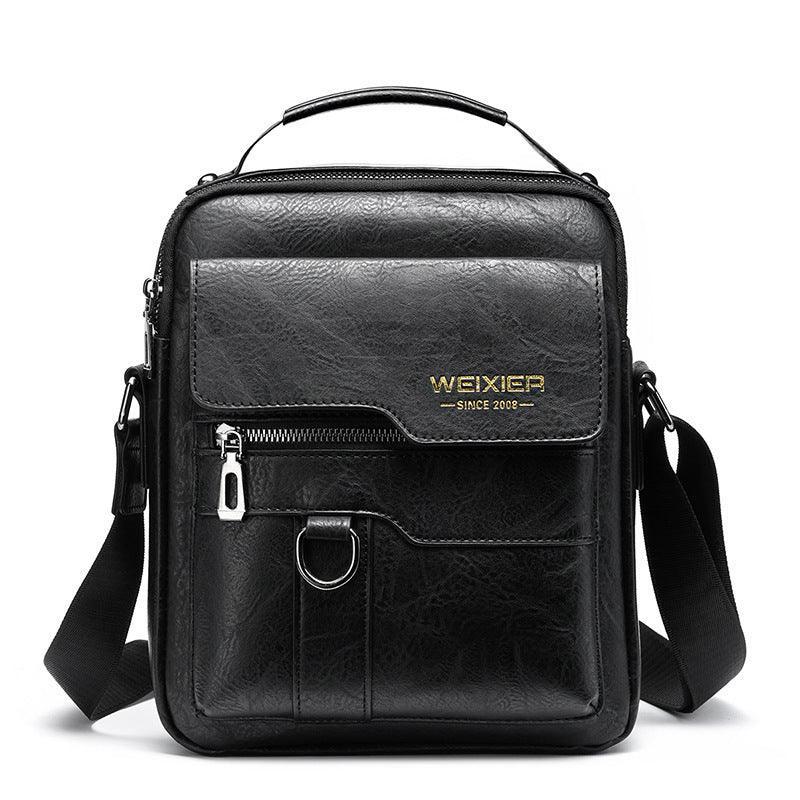 Men's PU Leather Shoulder Bag - YAXSO