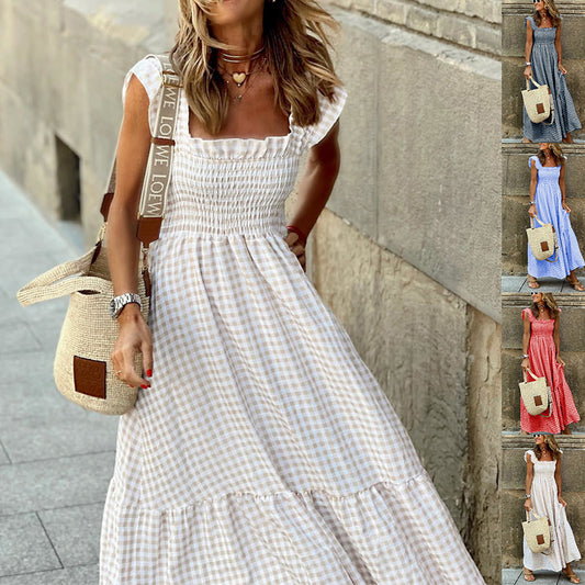 Summer Plaid Dress