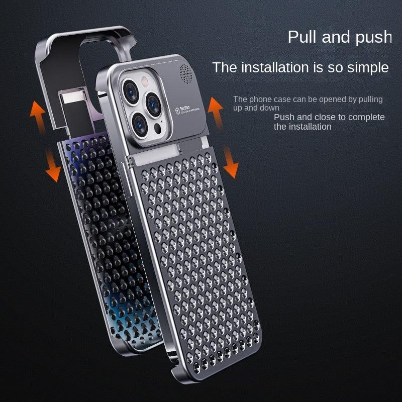 Aluminum Alloy Phone Case – Shockproof, Heat Dissipation & Anti-Fall - YAXSO