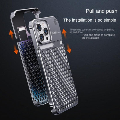 Aluminum Alloy Phone Case – Shockproof, Heat Dissipation & Anti-Fall - YAXSO