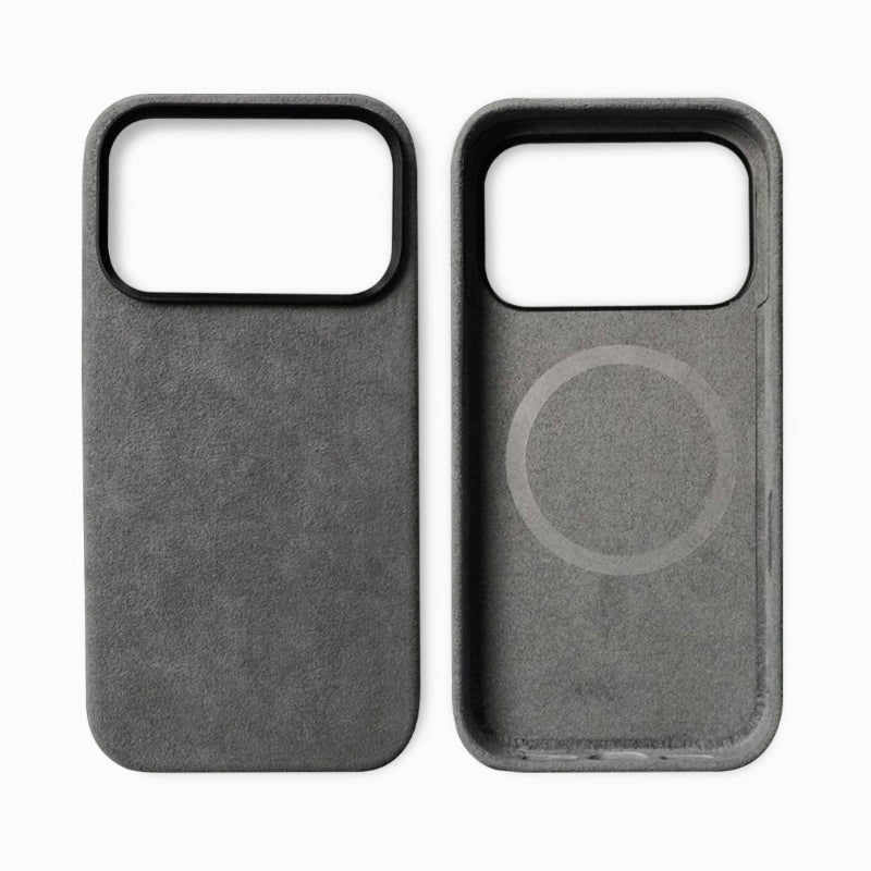 Two gray phone cases with a magnetic design. YAXSO UAE ONLINE STORE
