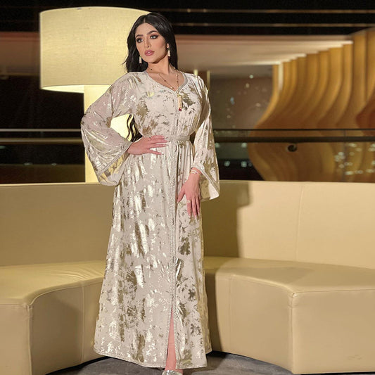 Gilded Robe With Belt