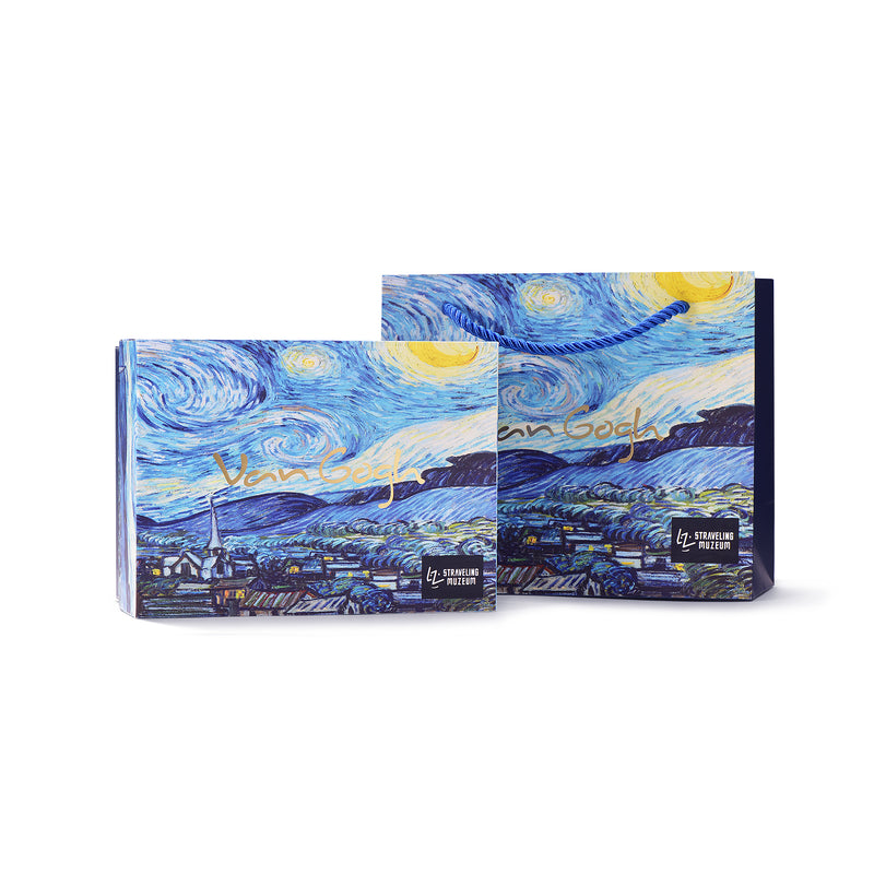 Van Gogh Holland watch gift box set with blue starry artwork