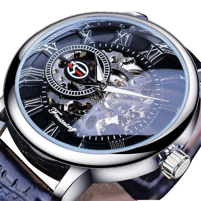 Luxury watch with intricate design and visible brand name on a white background
