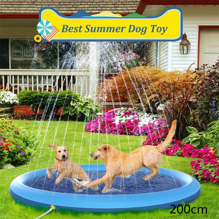 Non-Slip Splash Pad for Kids and Dogs