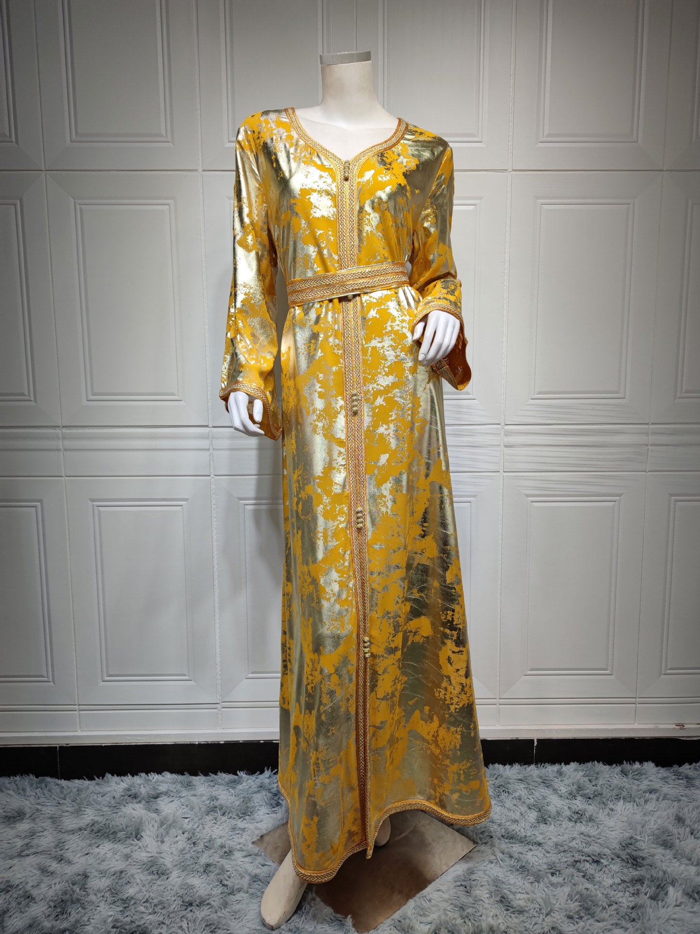 Gilded Robe With Belt