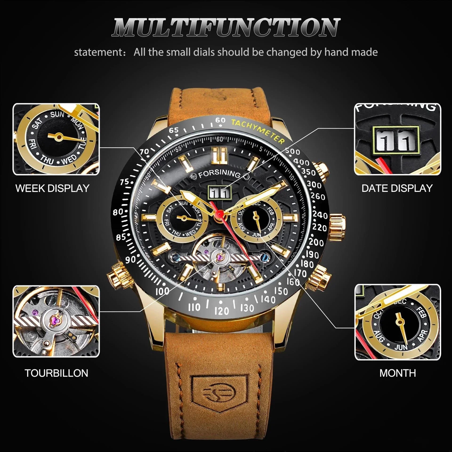 Forsining Men’s Automatic Mechanical Watch - YAXSO