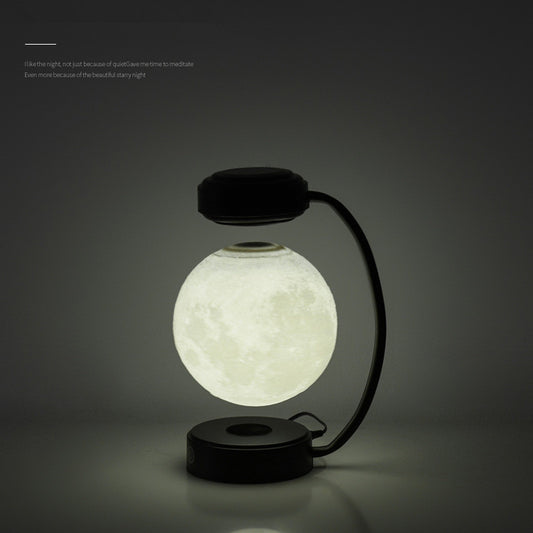 3D Magnetic Levitating LED Moon Lamp – Floating Night Light